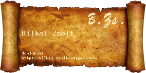 Bilkei Zsolt névjegykártya